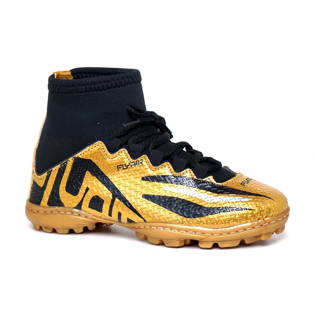 Botinha Chuteira Societ Colada e Costurada  para Grama Sintetica OR7 Profissional