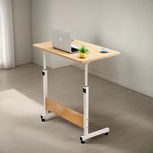 Mesa Notebook Ergonômica Multiuso Altura Regulável Rodinhas Mesa Escrivaninha para Cama Sofá Ajustes
