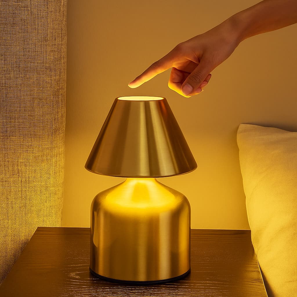 Luminária Mini Abajur de Mesa com entrada USB