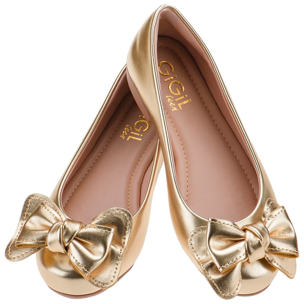 Sapatilha Infantil Feminina Sapato Bico Redondo Leve Boneca Salomé Menina Laço Confortável Moda Blogueira