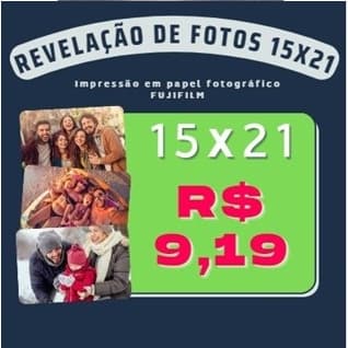 Revelação de 1 foto 15x21 Envio rápido Impressão Revelar foto