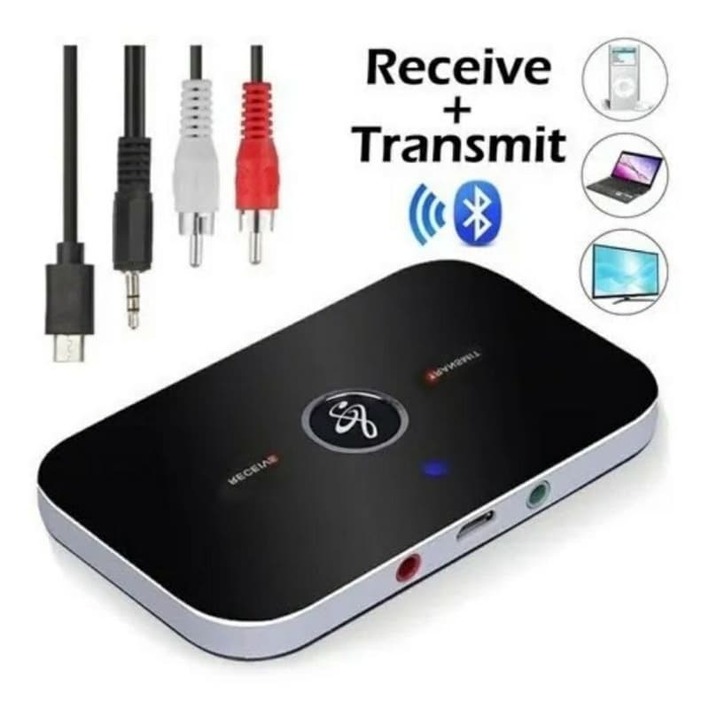 Áudio Transmissor Receptor Sinal Bluetooth 4.1 Tv Som 2 Em 1
