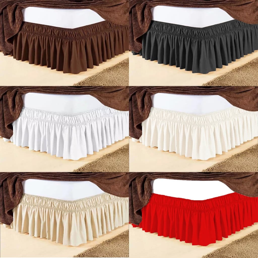 Saia Box Para Cama Colchão Casal King Microfibra 170 Fios 2 Elasticos