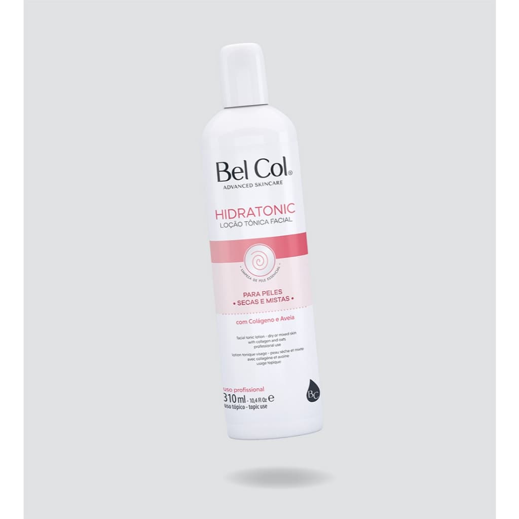 Loção Tônica Facial Peles Secas e Mistas 310ml Hidratonic Bel Col