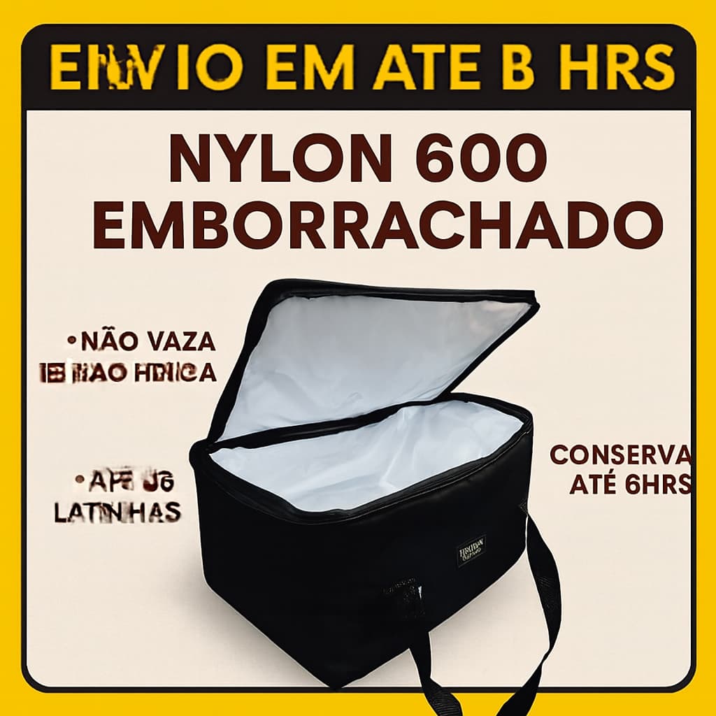 Bolsa Térmica 40L – Grande, Espaçosa e Ideal para Todas as Ocasiões