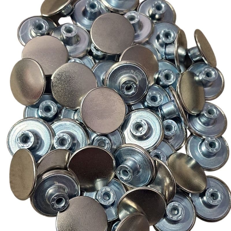 Kit  Botão Fréxivel 20mm Para Jeans Calças Bermudas