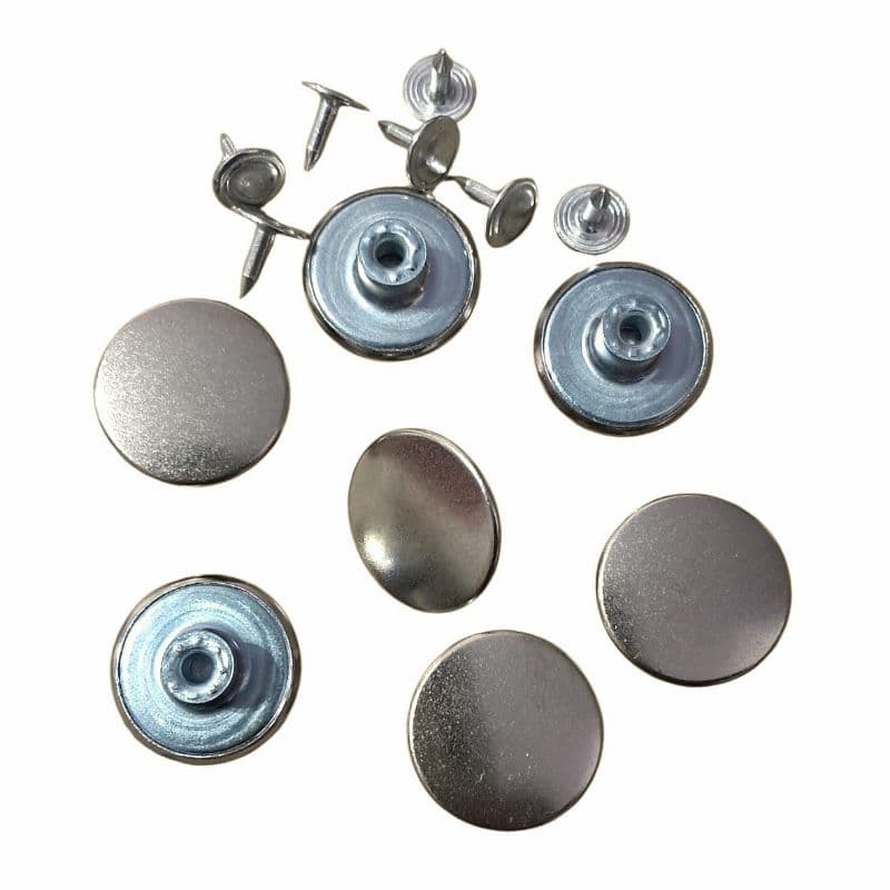 Botão  20mm flexível 5 Unidades