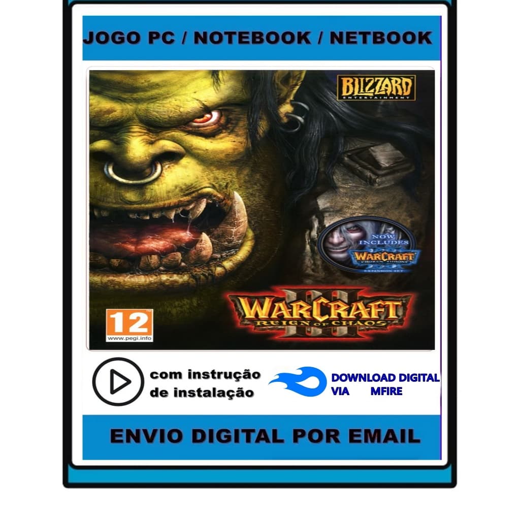 Warcraft 3 + The Frozen Throne - Legendado Em Português - Pc