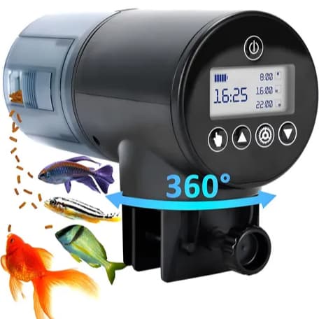 Newpet Alimentador Automático Dosador Comida Peixes Aquario