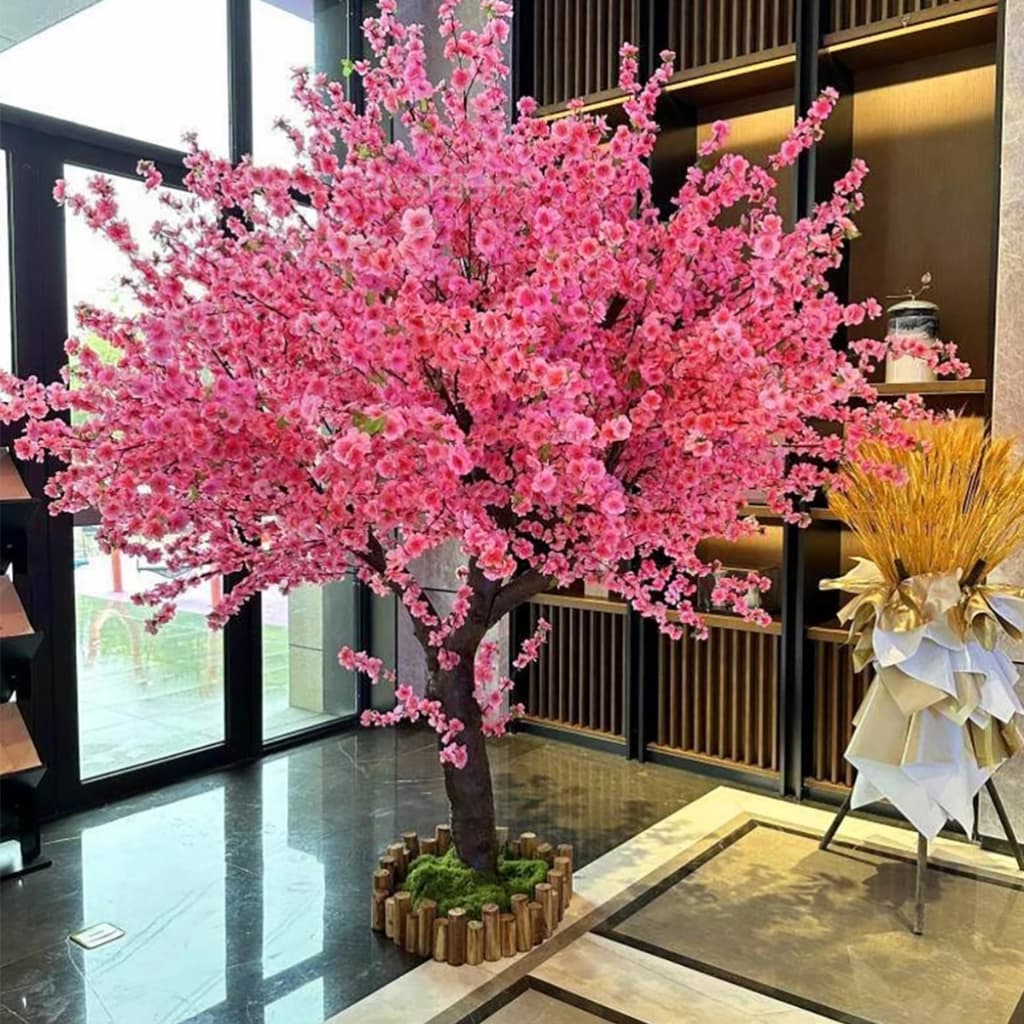 60CM E 120CM 10Unidades 400 Flores Buquê De Cerejeira Artificial Flor Para Decoração