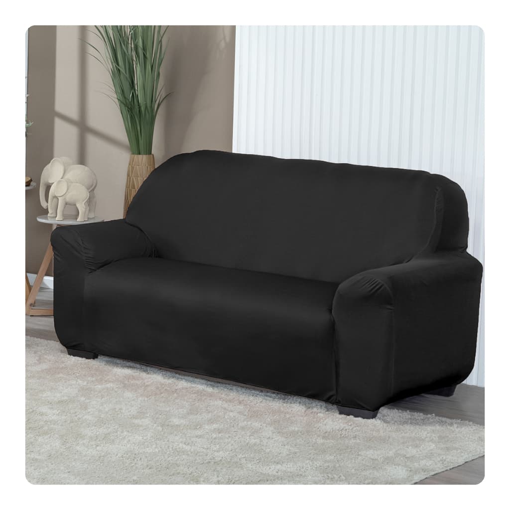 Capa De Sofá Lisa Avulsa 3 Lugares Em Malha Diversas Cores