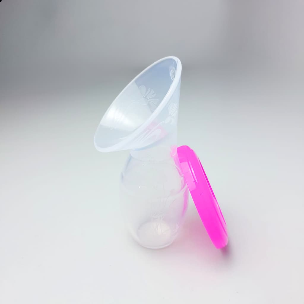 Coletor Manual De Aleitamento Mamário Bomba De Leite Com Tampa varias cores