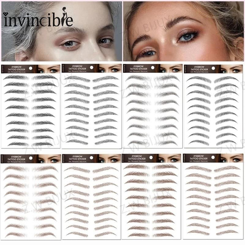 Adesivo 6D Semi-Permanente Biônica Para Sobrancelha/Tatuagem De Longa Duração À Prova D'água