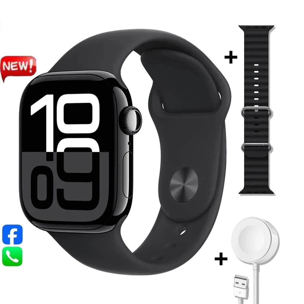 Relógio esportivo unissex smartwatch 2025 original novo C10 PRO WATCH sem fio para Android e iOS
