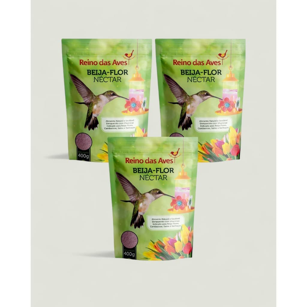 KIT 3 BEIJA FLOR NECTAR (REFIL) 400G