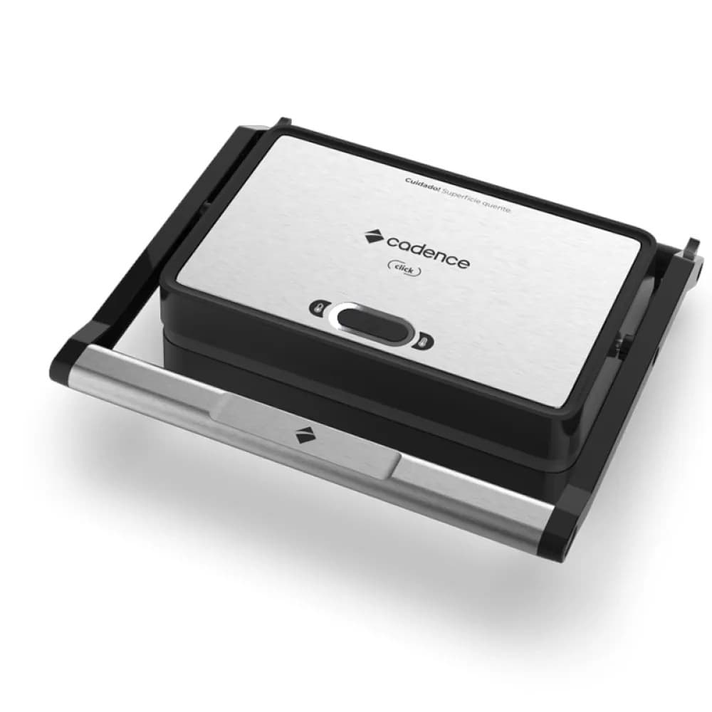Sanduicheira Grill Elétrico Cadence Click Inox GRL200