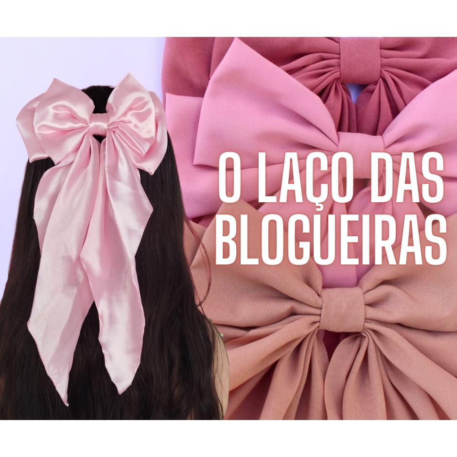 Laço de Cabelo da Virgínia- Presilha de Cabelo com Bico de Pato, Acessório Feminino em Cetim 14cm x 24cm.