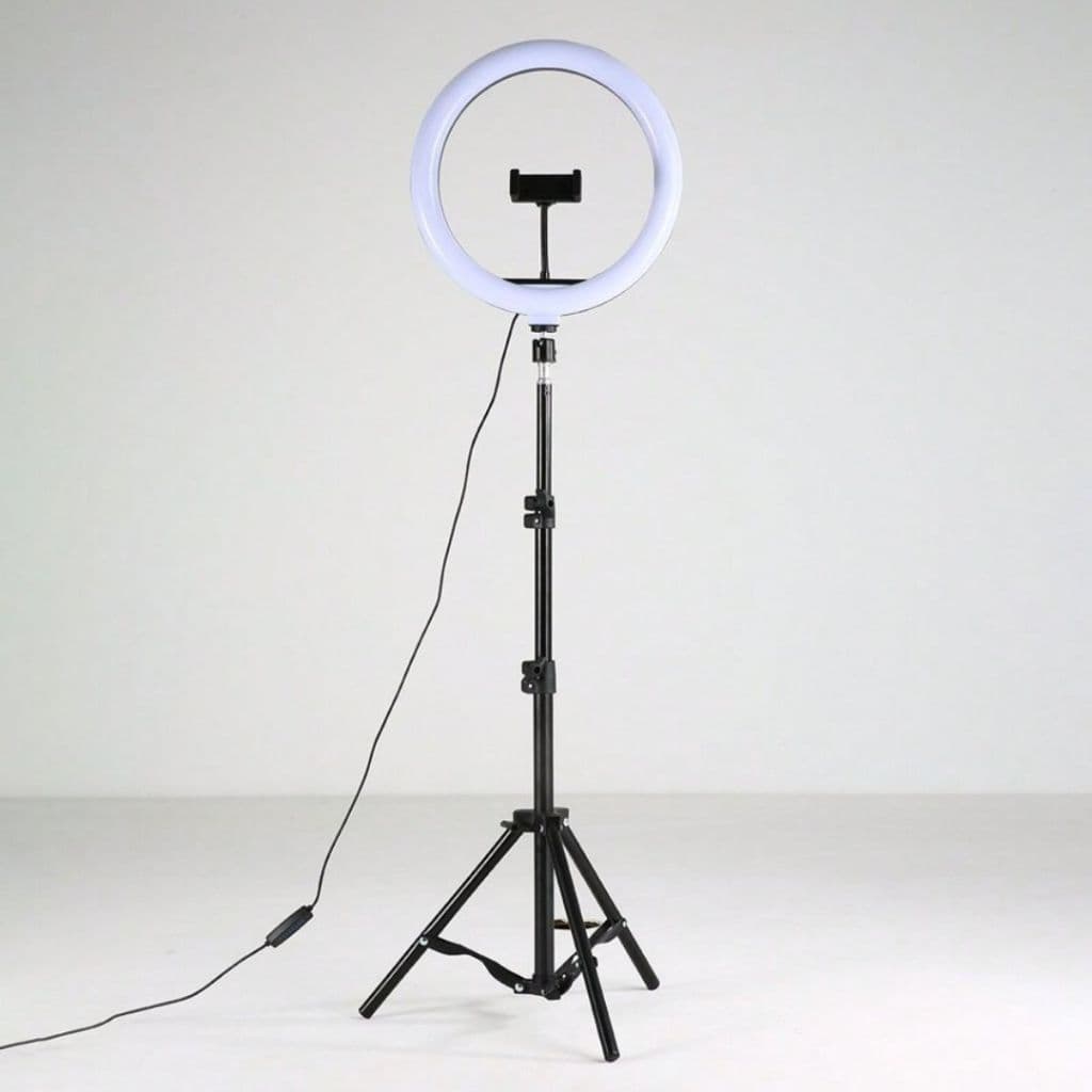 Ring Light Led Iluminador 6/10Polegadas Completo com Tripé MINI/210cm