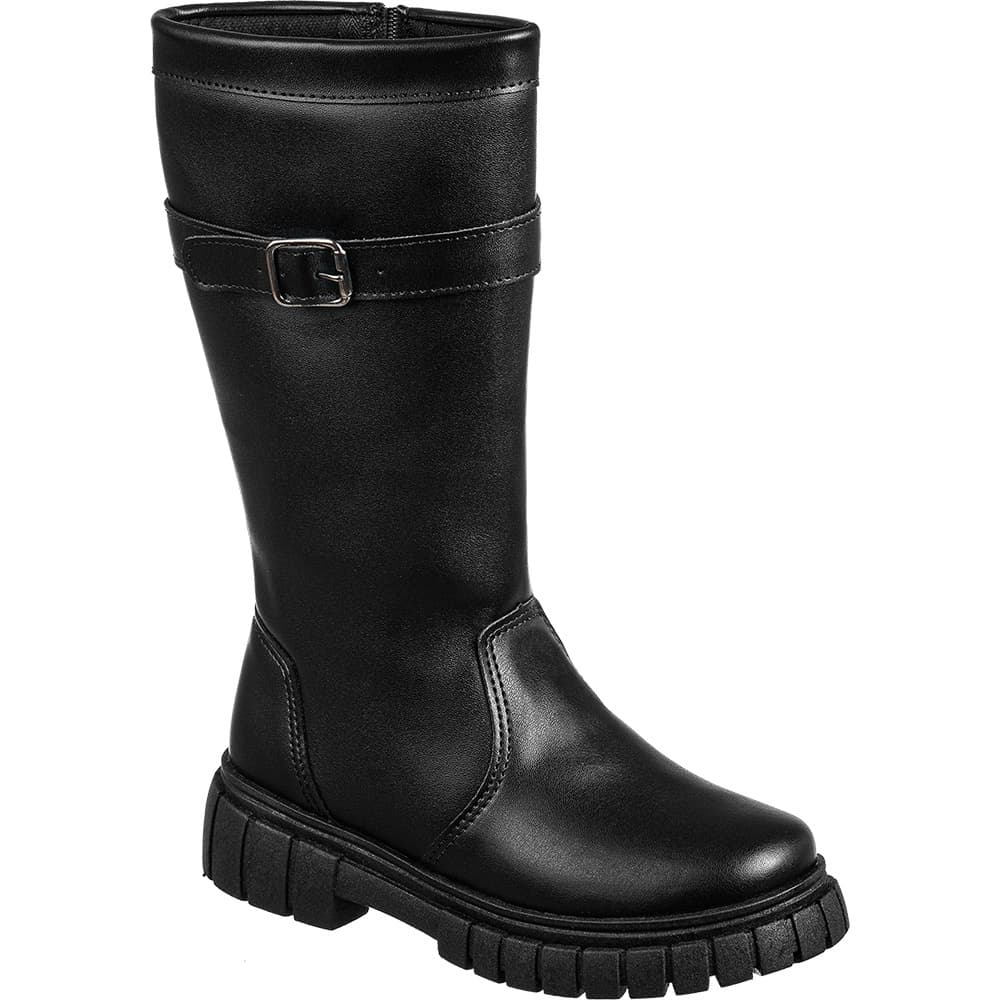 Bota Montaria GiGiL Teen Infantil Coturno Feminino Meninas Cano Alto Confortável Moda Blogueira