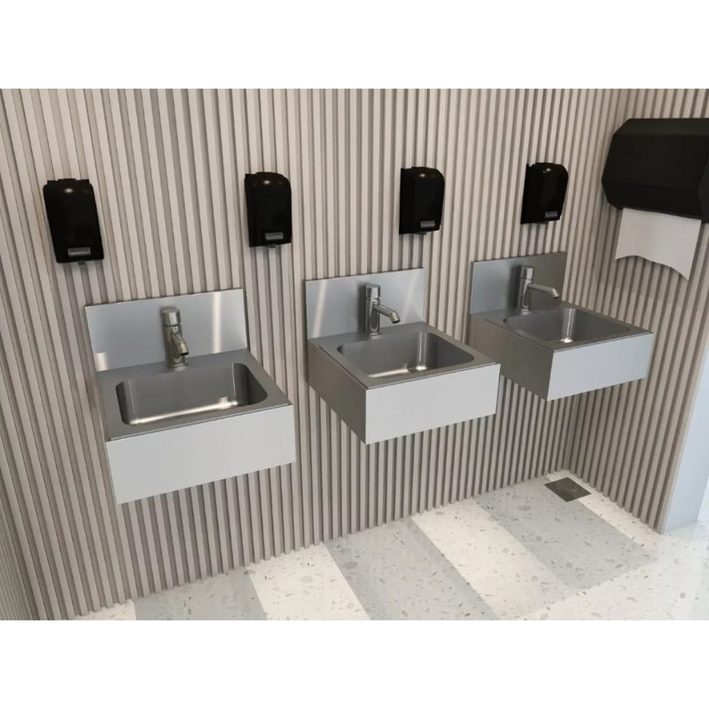 Pia Suspensa Lavatorio Industrial Lavar As Mãos Assepsia inox