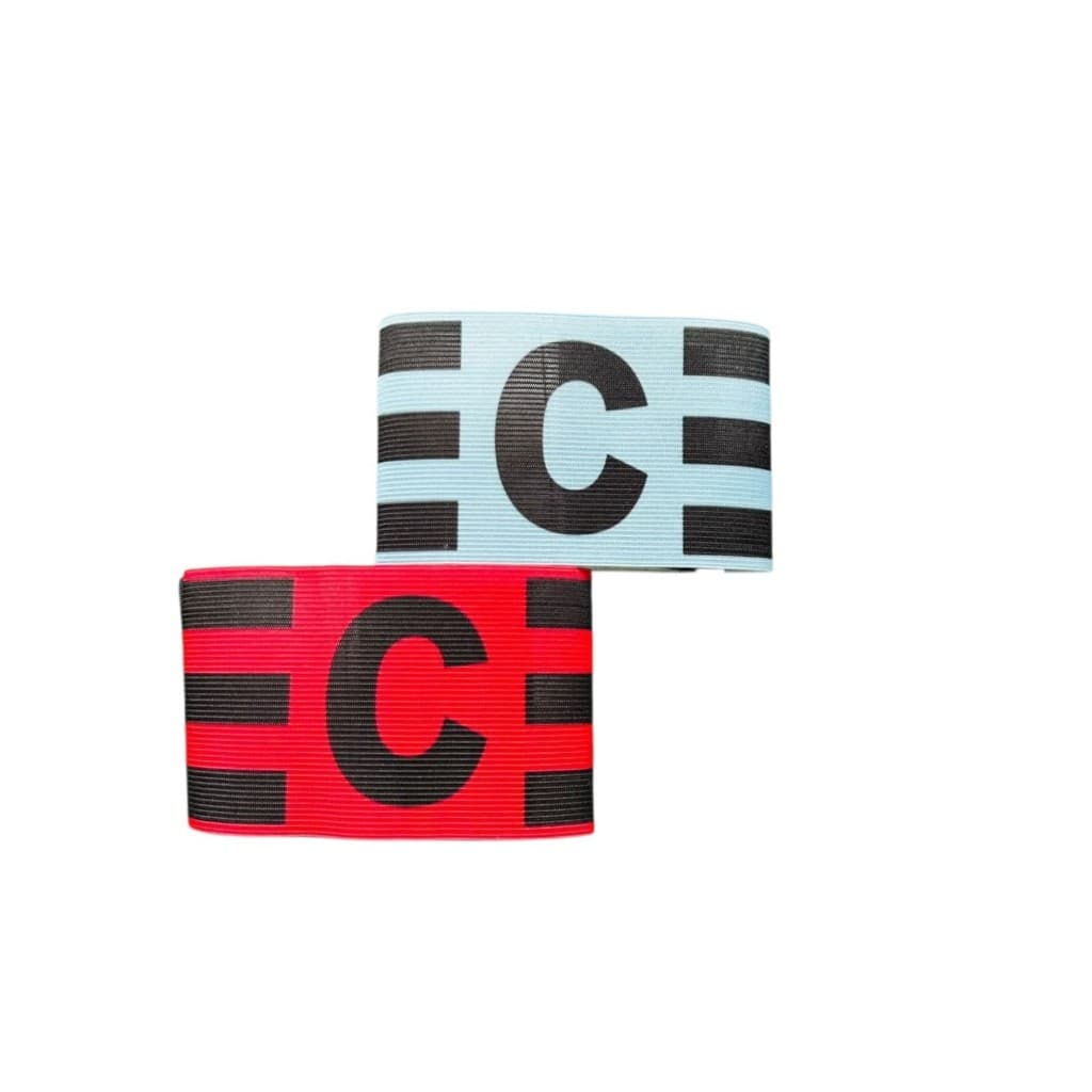 Kit Faixa de Capitão elástica Braçadeira Futebol