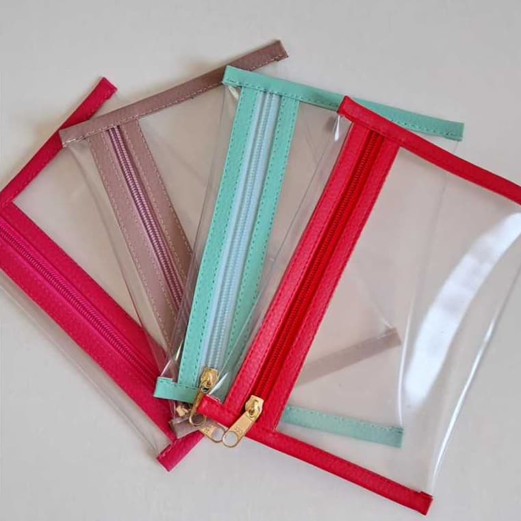 Necessaire Transparente, Porta remedio, Necessaire Farmacinha, Porta absorvente