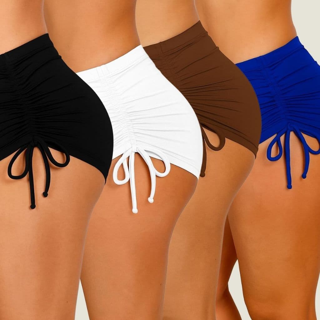 Sunquini Shortinho Praia Piscina Academia Cordinha Amarração