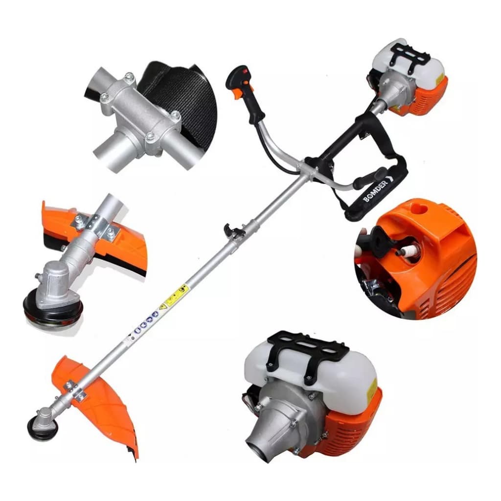 Roçadeira Profissional Gasolina 2 Tempos 52cc Grama Jardim