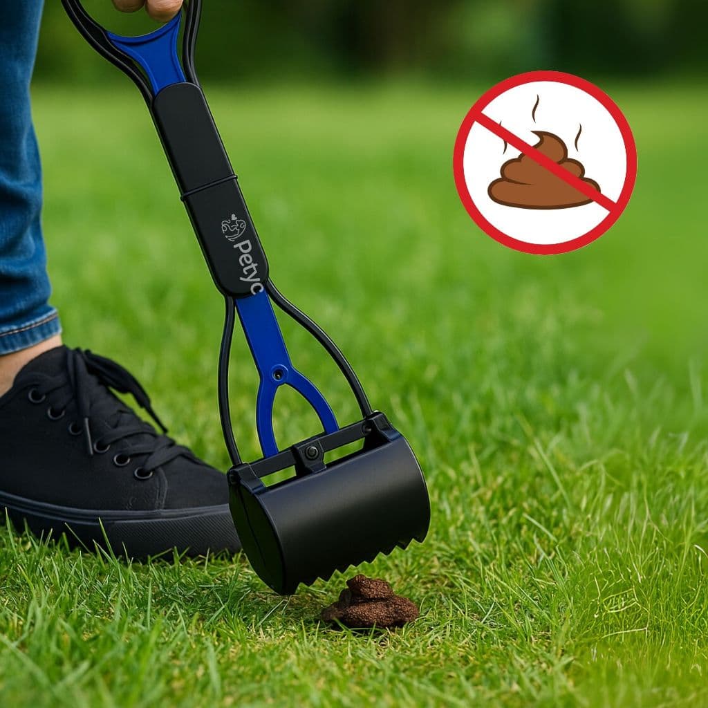 Pá Coletora de Coco Fezes Cão e Gato 60cm Dobrável Portátil Cachorro Pet Higiênico