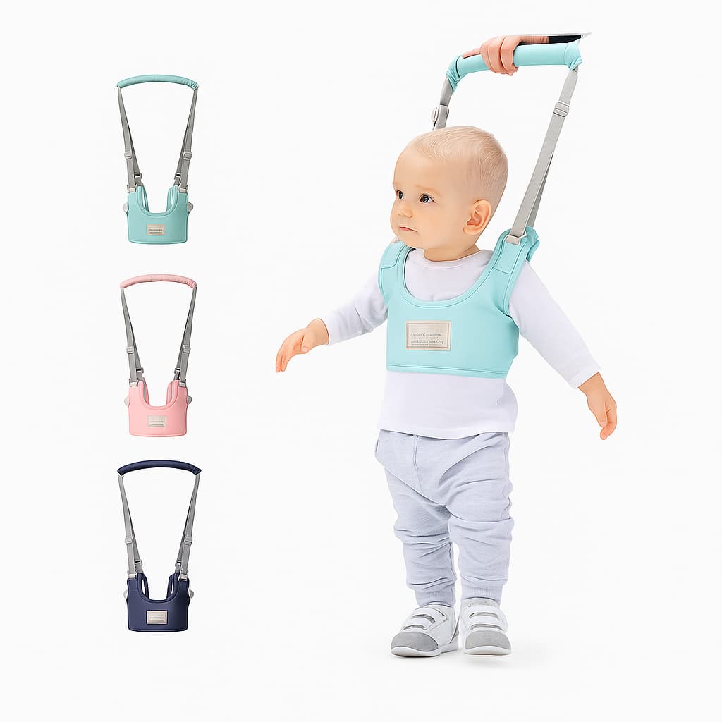 Andador Suspenso Portátil Bebê Colete Manual Infantil Primeiros Passos Auxiliador ref:  A2019