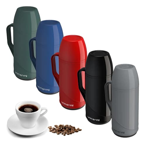 Garrafa Térmica 1L Grande Café Quente Água Gelada Roma Rosca - Unitermi