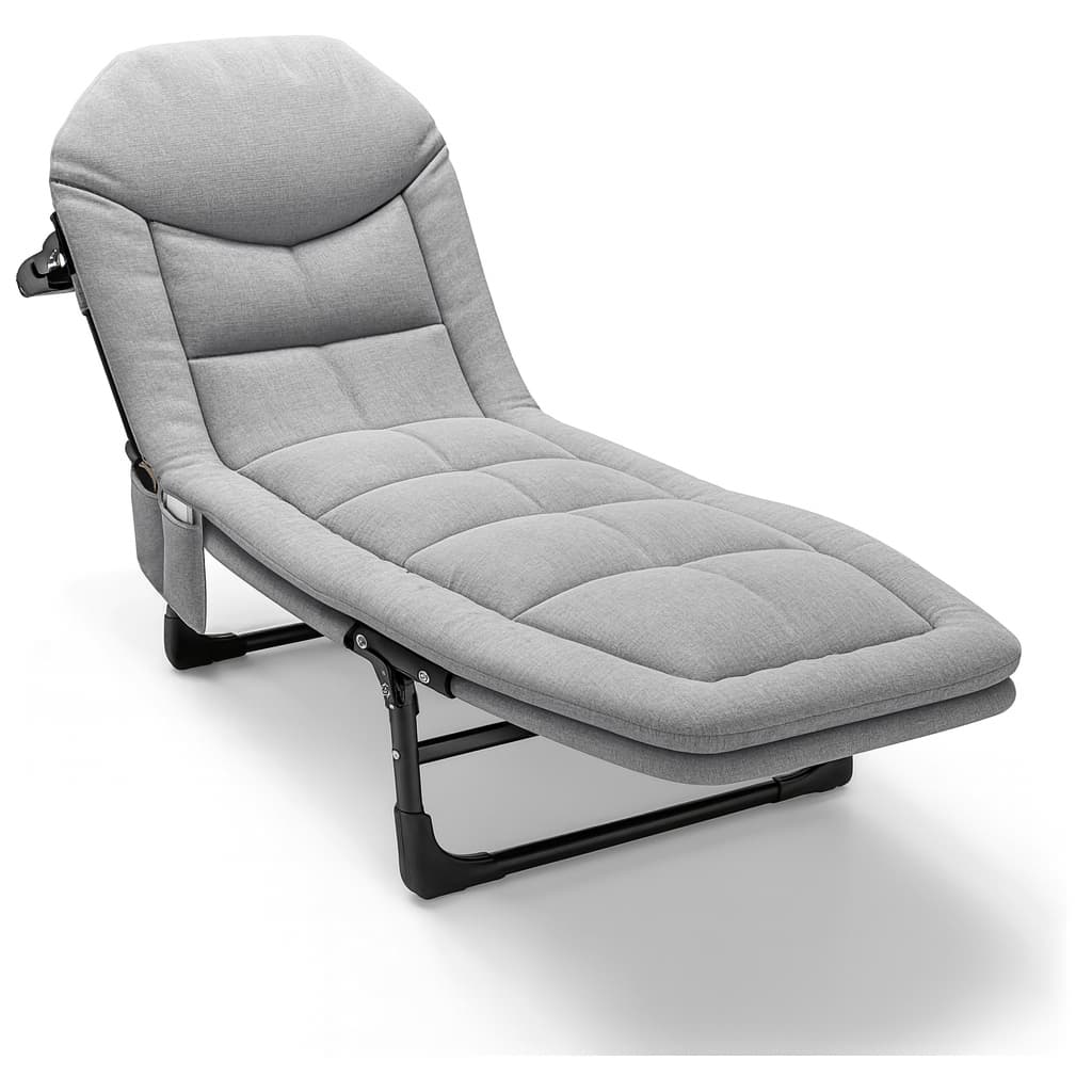 Cadeira Espreguiçadeira Ajustável Confortável 65cm Descanso