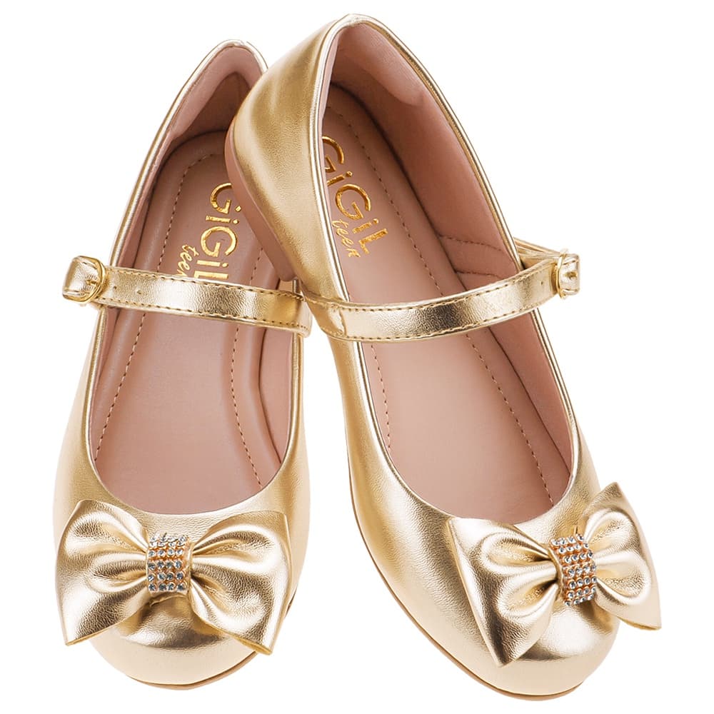 Sapatilha Infantil Feminina Vermelha Sapato Rasteirinha Leve Boneca Salomé Menina Laço Strass Festa Casamento Dama