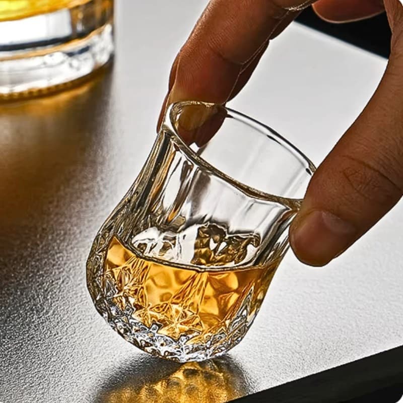 Kit com 6 ou 12 Mini Copos De Vidro Dose Shott 40ml ou 65ml