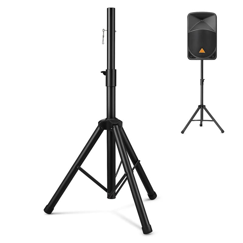 Suporte Pedestal Tripé Reforçado Para Caixa de Som  Altura Regulável E Super Estável