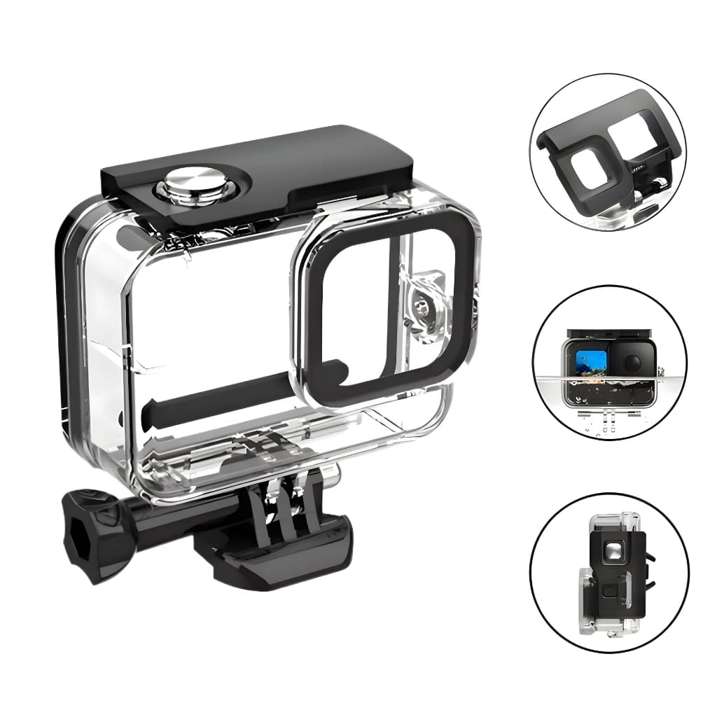 Caixa Estanque Mergulho Capa Protetora De Acrílico Para Gopro Hero 13 Black