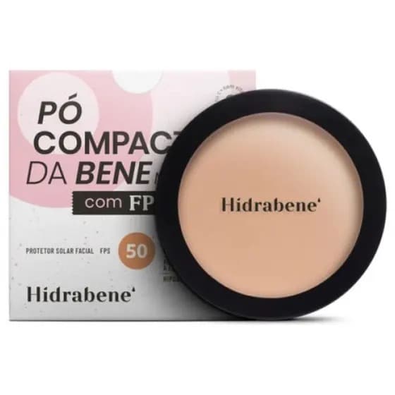 Hidrabene Pó Compacto da Bene Fps 50 10g Bege médio (Protetor Solar Facial)