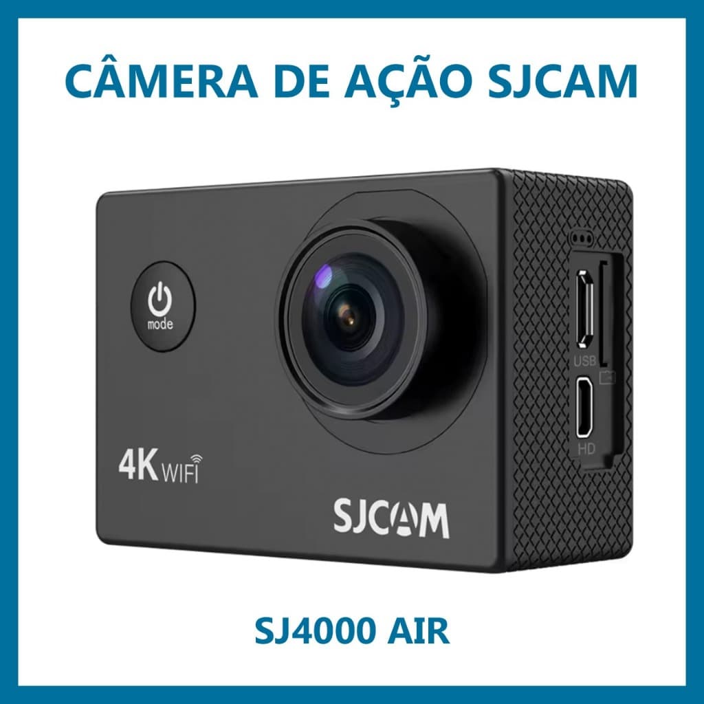 Câmera sportiva Sjcam SJ4000 Air 4K preta