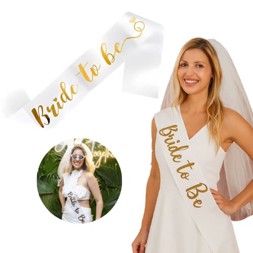 Faixa de Noiva Bride To Be Despedida de Solteira Chá de Lingerie