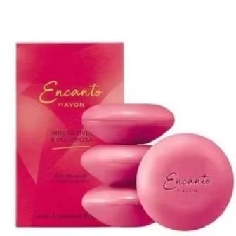 Caixa de sabonete em barra Avon Encanto Irresistível & Poderosa