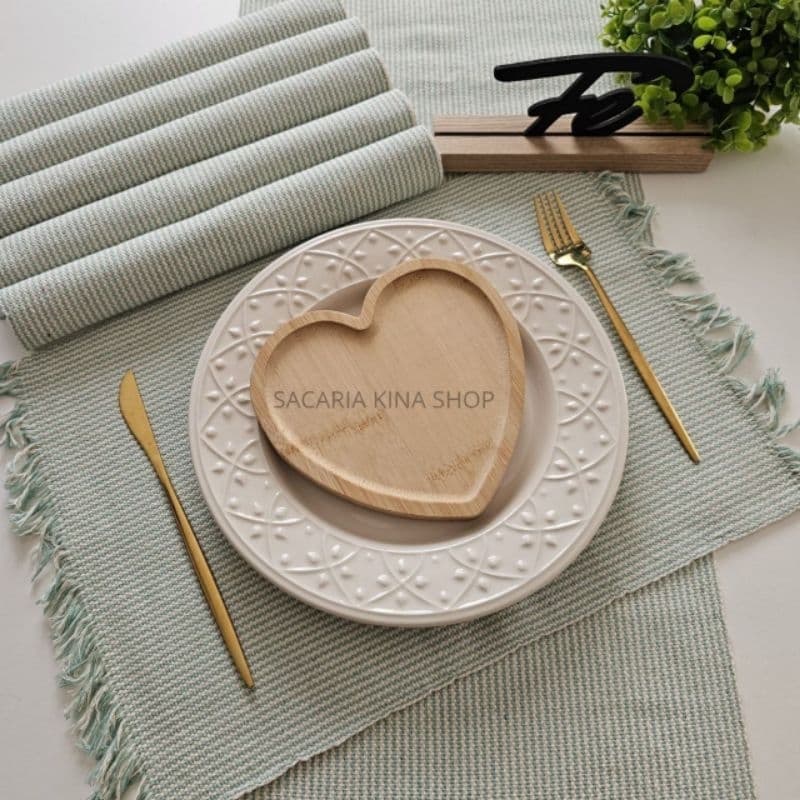 Jogo Americano 7 peças sendo 6 Lugares e 1 Caminho Chic Supla