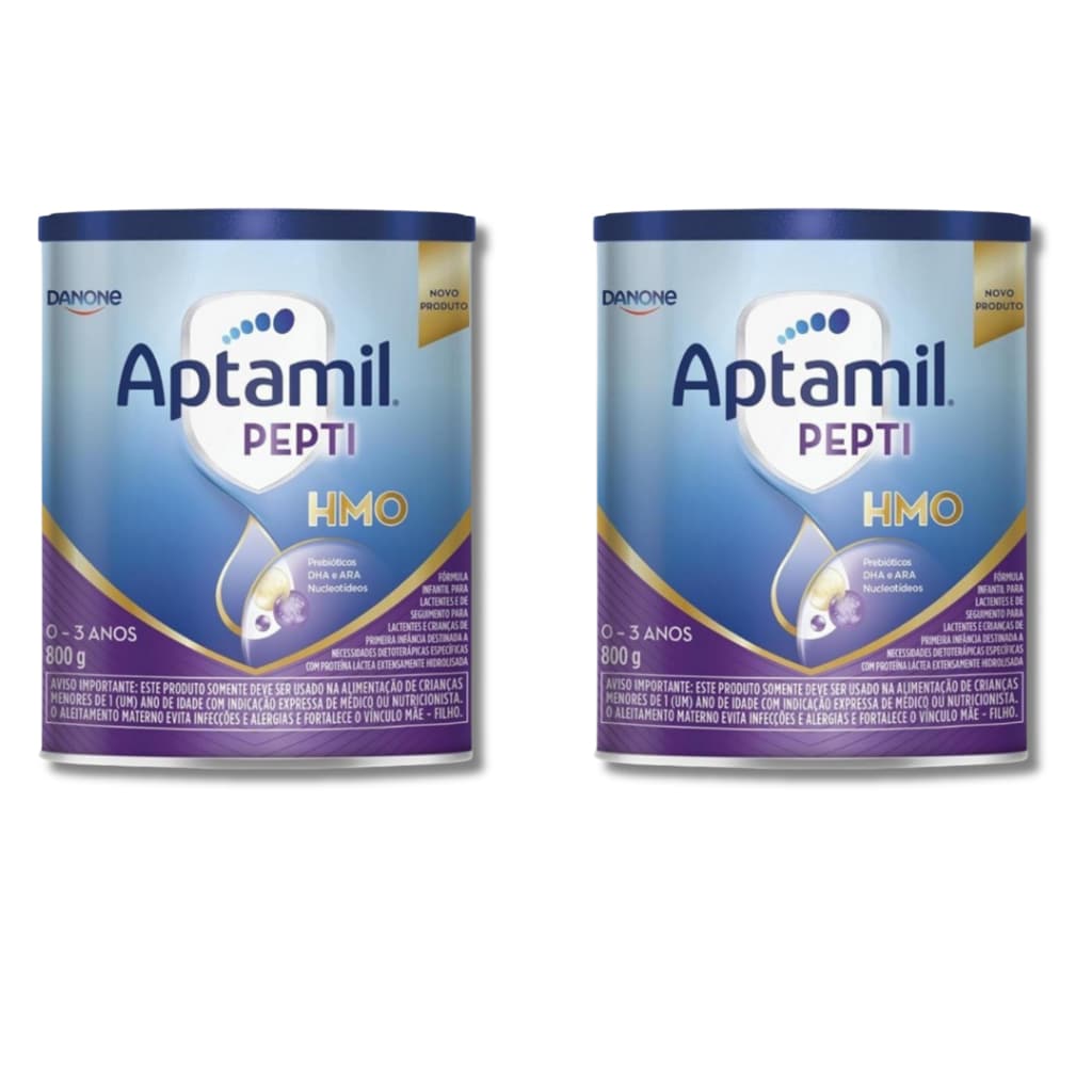 Kit 2x Fórmula Infantil Aptamil Pepti HMO Lata 800g Danone