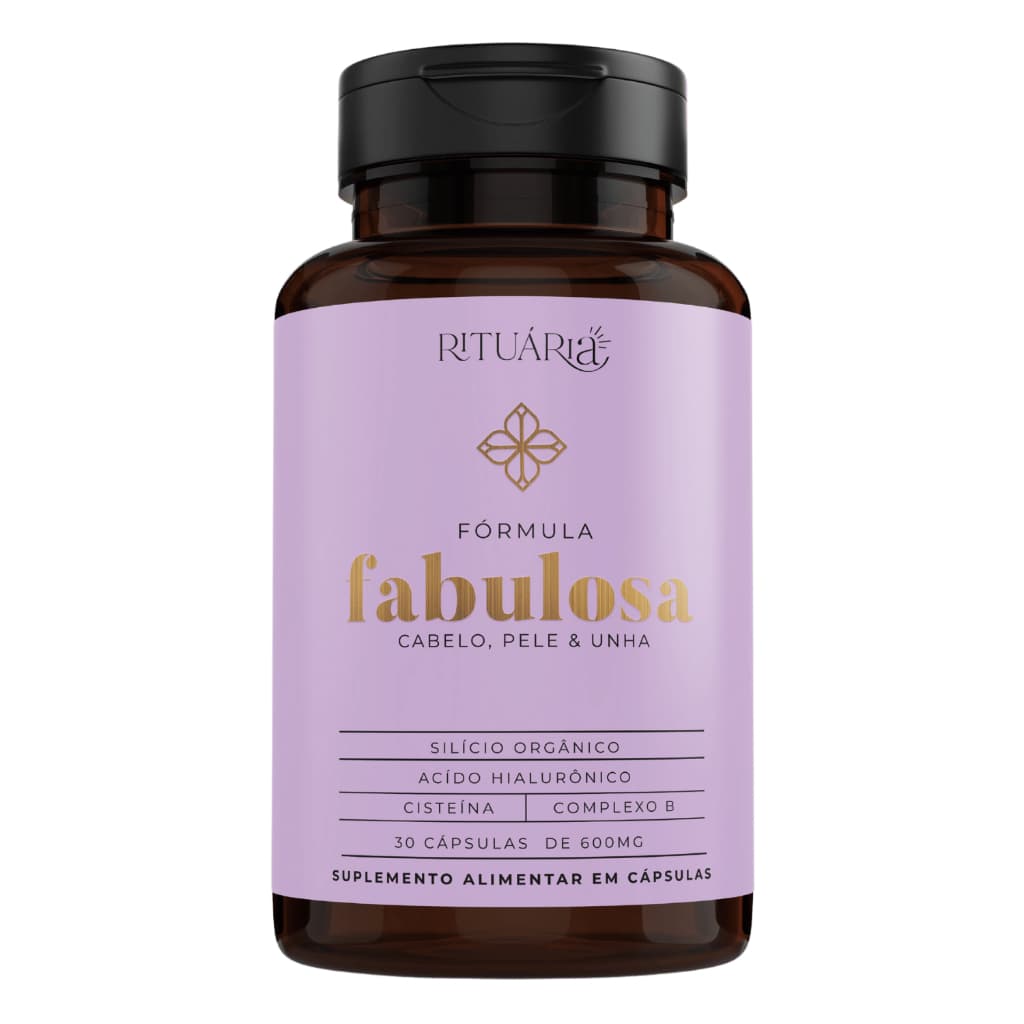 Fórmula Fabulosa Rituária 30 cápsulas Suplemento para Cabelo Pele Unha