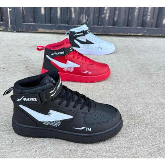 KIT 3 PARES TENIS BOTINHA FITNESS WEAR UNISSEX