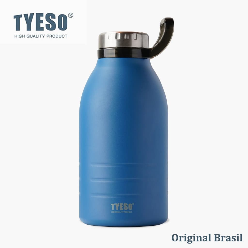 TYESO Termo Térmico Profissional 1900ml Isolamento a Vácuo de 12 Horas Certificação Inox 304 e Vedação Antivazamento