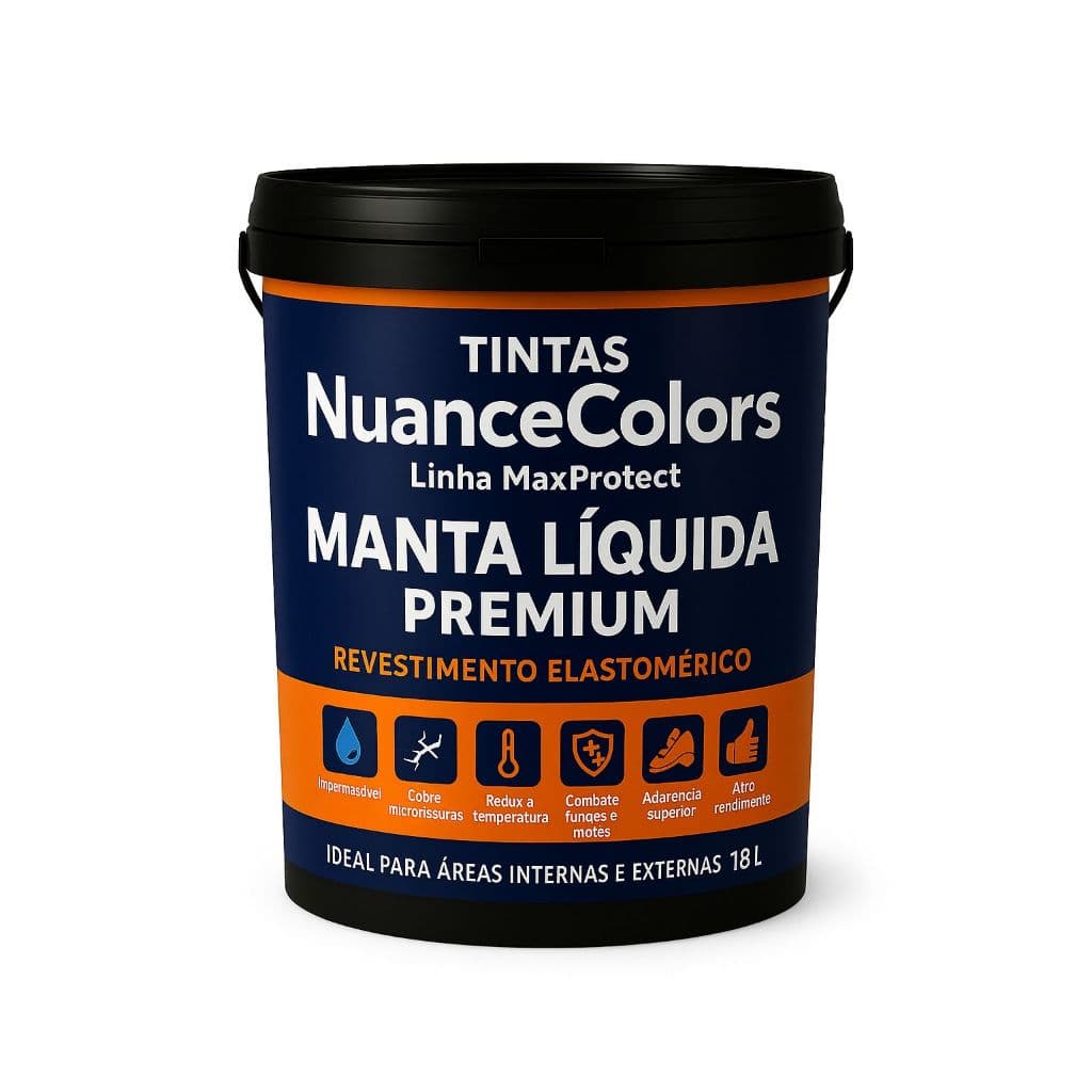 Manta Liquida Seladora 20Kg NuanceColors 14Kg - Emborrachada Blinda Impermeável Reduz Temperatura
