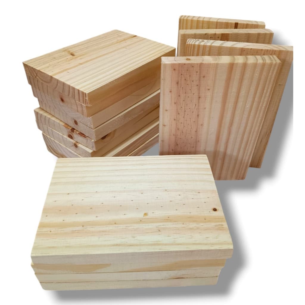 Kit de Madeira 10 Pçs Pinus Artesanato Tabuas