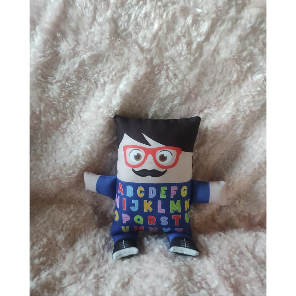 Almofada Naninha Mini Senhor Alfabeto/ Senhora Alfabeto