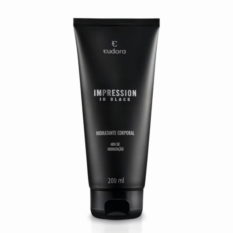 Hidratante corporal masculino Impression In Black