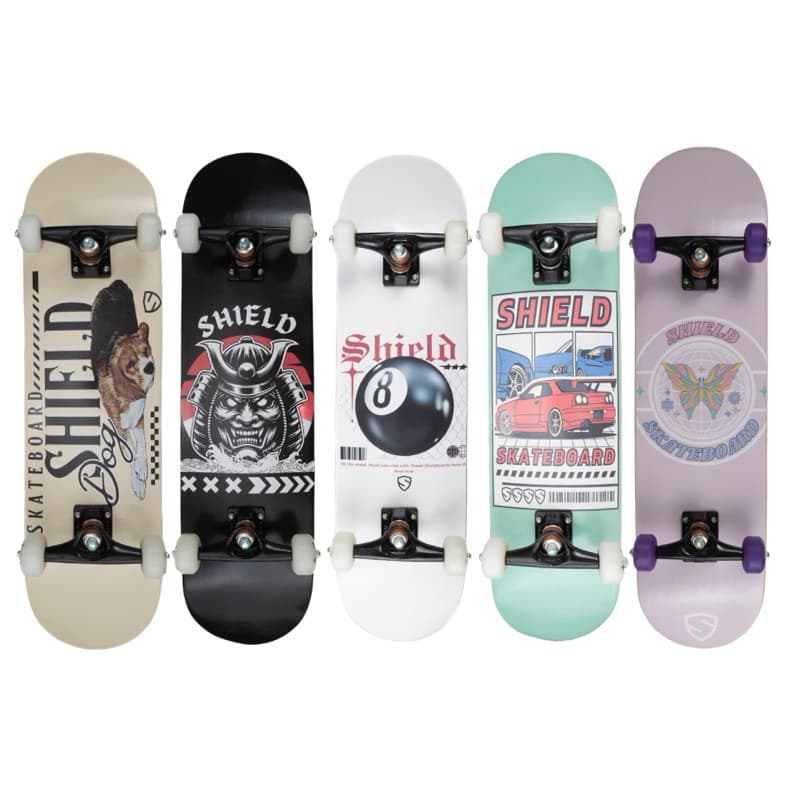 Skate Completo Montado Shield 8.0 Semi Profissional Street